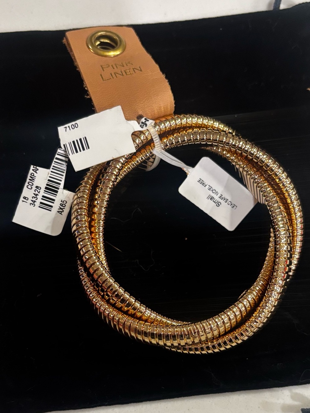 Gold-Tone Coil Bracelet Set